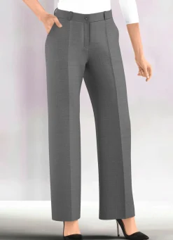 Sale BADER Hose mit weitem Beinverlauf MITTELGRAU
