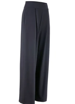 Clearance KLAUS MODELLE MADE IN GERMANY Hose mit weitem Beinverlauf MARINE