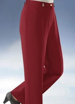 Clearance BADER Hose mit weiterem Bundumfang in 8 Farben ROT