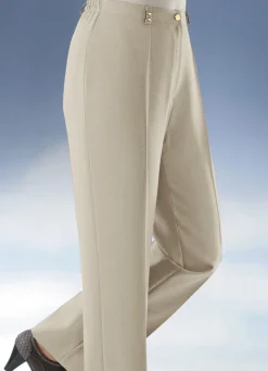 Hot BADER Hose mit weiterem Bundumfang in 8 Farben HELLBEIGE
