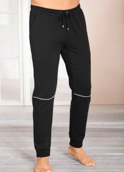 Discount BADER Hose mit Zierpaspel SCHWARZ