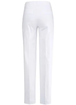 Best Stilschmiede Hose mit Ziersteppungen WEISS