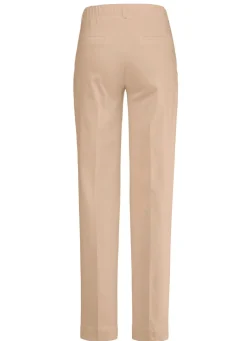 Best Stilschmiede Hose mit Ziersteppungen TAUPE