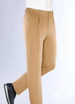 Sale KLAUS MODELLE MADE IN GERMANY Hose von "Klaus Modelle" mit Gummibund in 3 Farben CAMEL