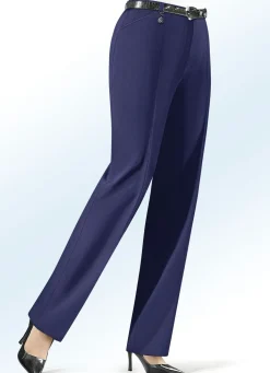 New KLAUS MODELLE MADE IN GERMANY Hose für jeden Anlass MARINE