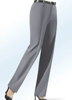KLAUS MODELLE MADE IN GERMANY Hose für jeden Anlass MITTELGRAU