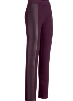 Sale KLAUS MODELLE MADE IN GERMANY Hose im angesagten Materialmix BROMBEER