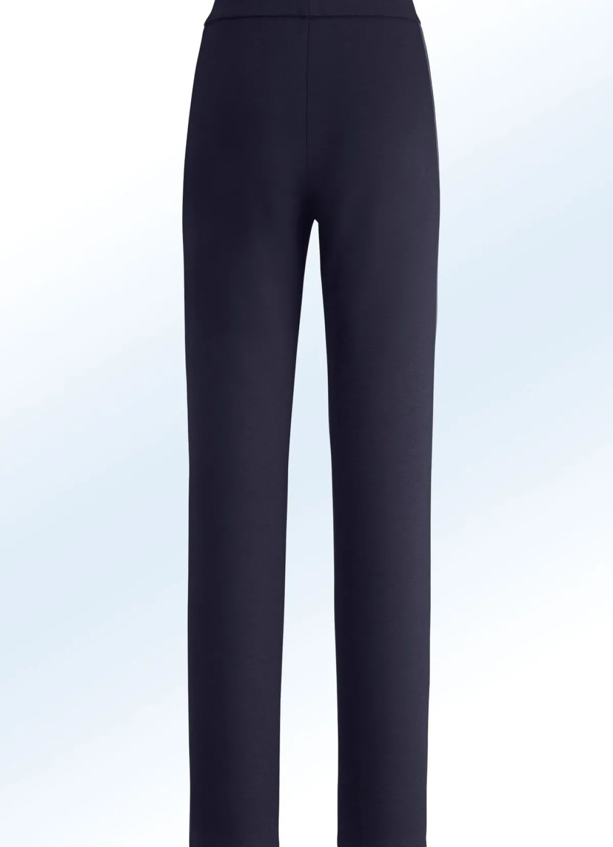 Best KLAUS MODELLE MADE IN GERMANY Hose im angesagten Materialmix MARINE-COGNAC