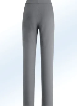 Hot KLAUS MODELLE MADE IN GERMANY Hose im angesagten Materialmix M''GRAU-SCHWARZ