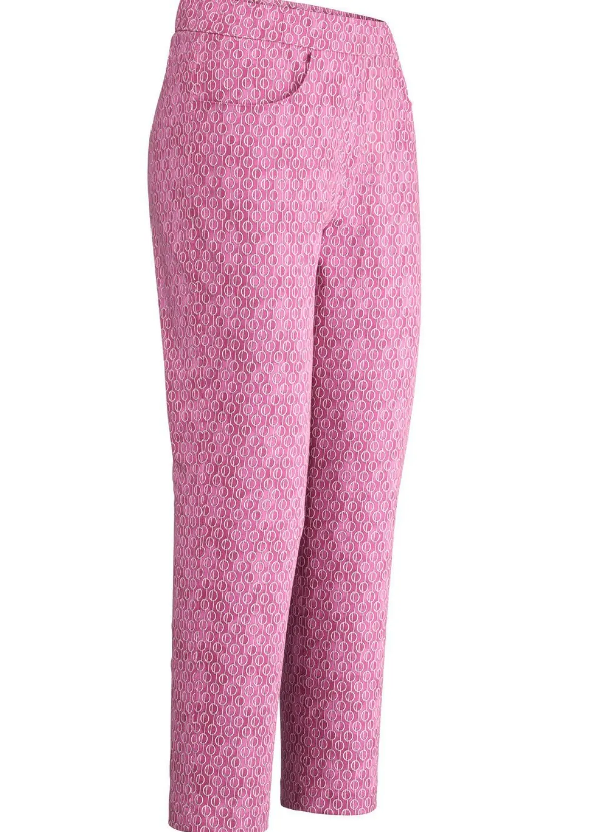 Online KLAUS MODELLE MADE IN GERMANY Hose in aktueller Dessinierung PINK-WEISS