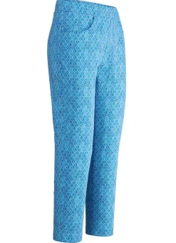 Discount KLAUS MODELLE MADE IN GERMANY Hose in aktueller Dessinierung AZURBLAU-WEISS
