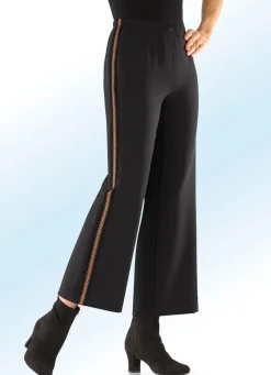 Clearance KLAUS MODELLE MADE IN GERMANY Hose in aktueller, verkürzter Länge SCHWARZ