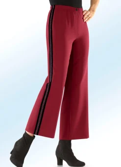 Clearance KLAUS MODELLE MADE IN GERMANY Hose in aktueller, verkürzter Länge RUBINROT