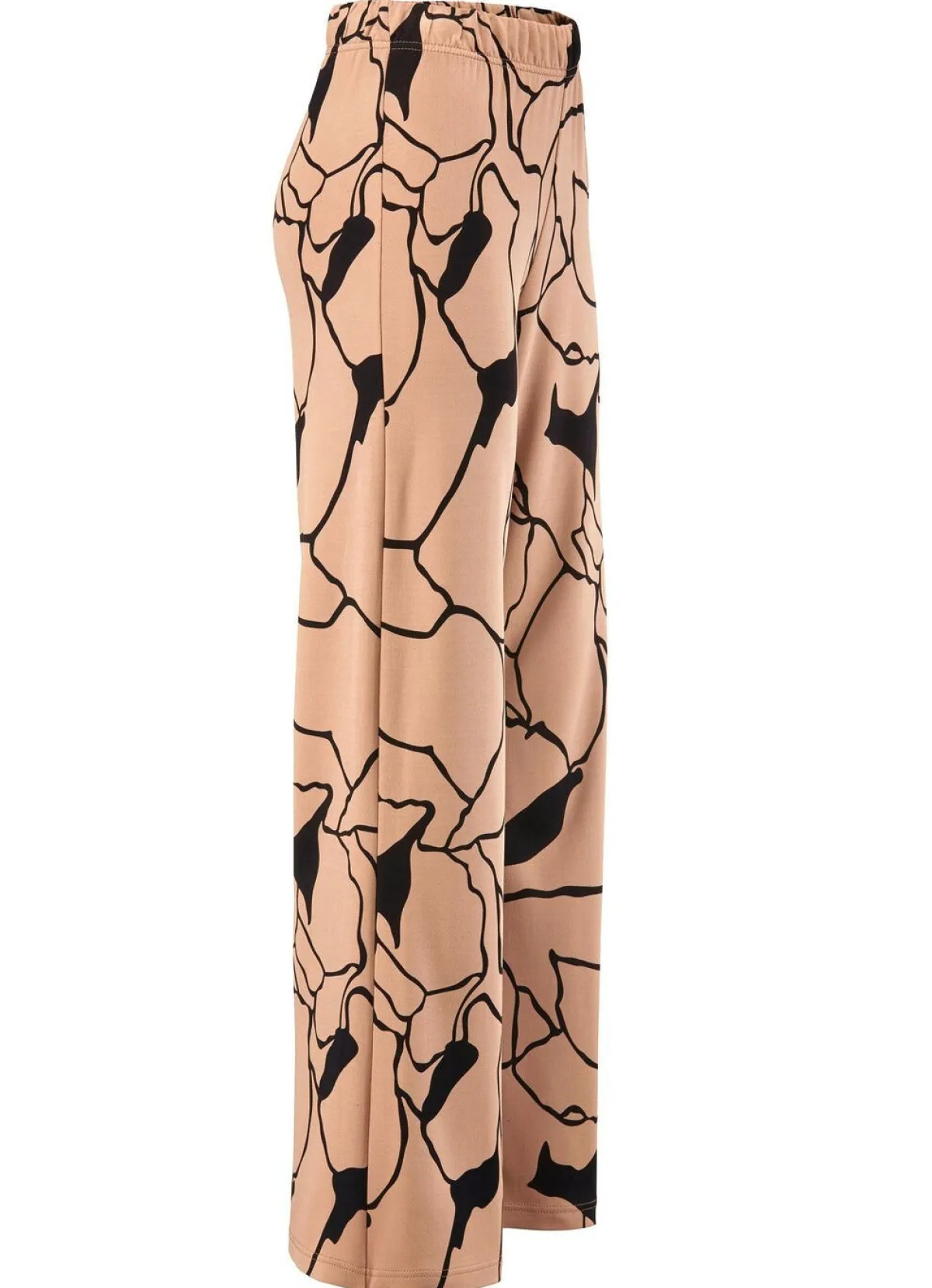 Online KLAUS MODELLE MADE IN GERMANY Hose in bequemer Weite SAND-SCHWARZ