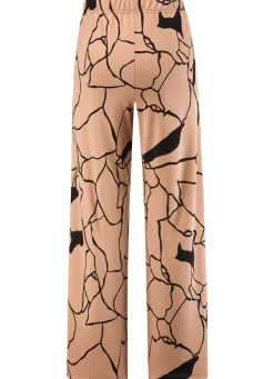Online KLAUS MODELLE MADE IN GERMANY Hose in bequemer Weite SAND-SCHWARZ