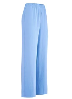 Outlet KLAUS MODELLE MADE IN GERMANY Hose in bequemer Weite HELLBLAU
