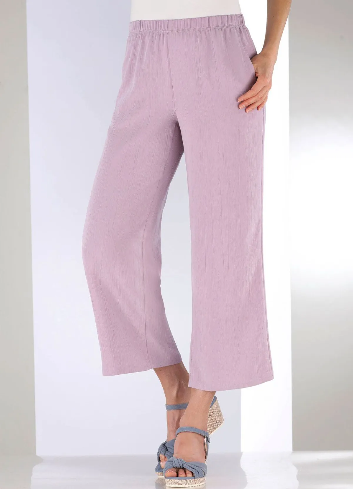 Online KLAUS MODELLE MADE IN GERMANY 7/8-Hose in bequemer Weite ROSÉ