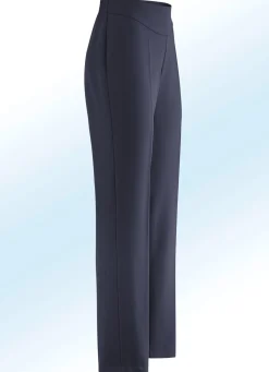 Hot KLAUS MODELLE MADE IN GERMANY Hose in eleganter Schnittführung MARINE