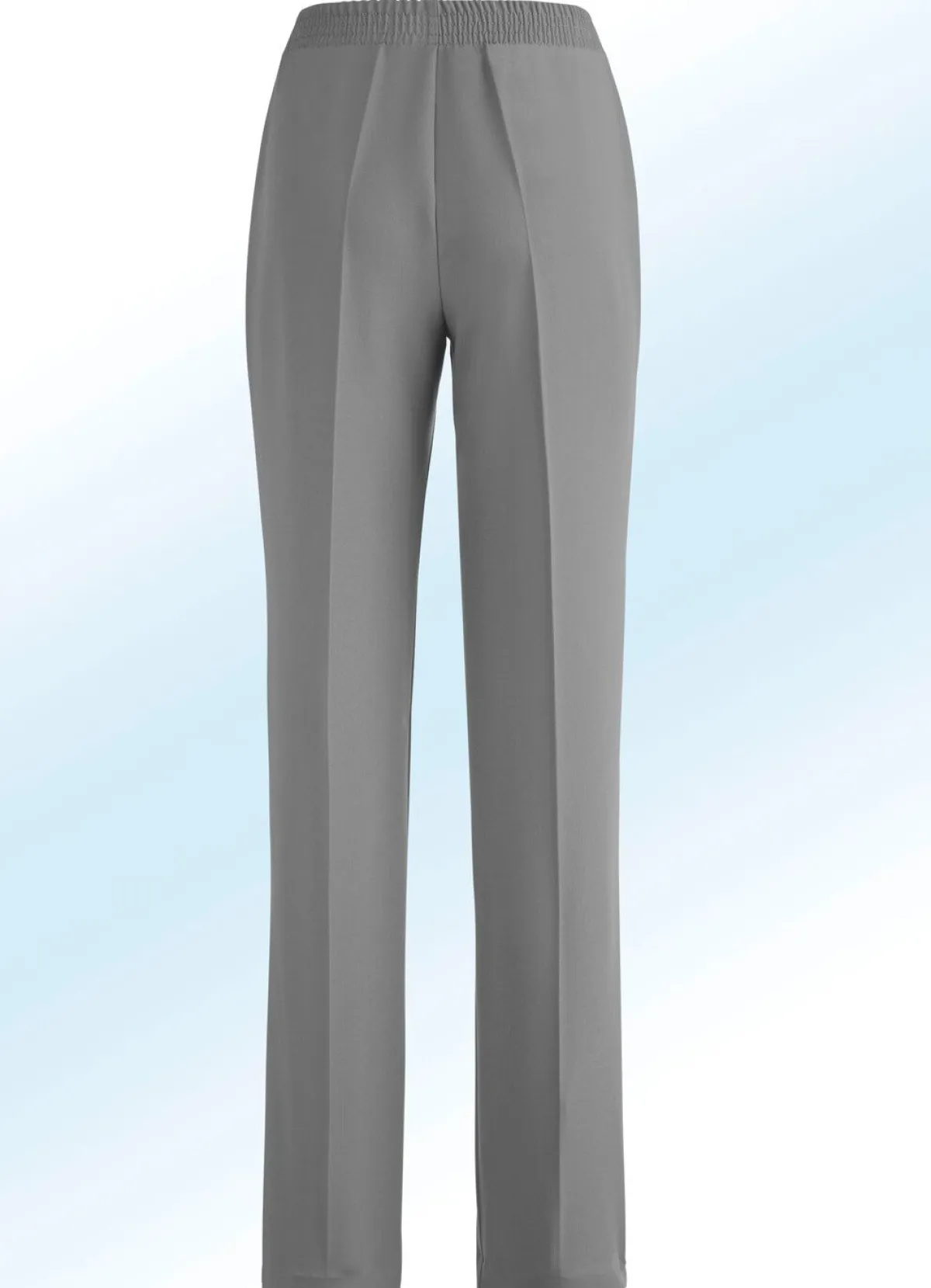 Discount KLAUS MODELLE MADE IN GERMANY Hose in eleganter Schnittführung MITTELGRAU