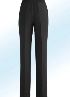 Sale KLAUS MODELLE MADE IN GERMANY Hose in eleganter Schnittführung SCHWARZ