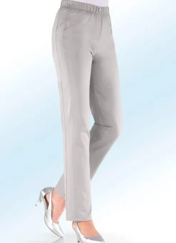 New KLAUS MODELLE MADE IN GERMANY Hose in Jeans-Optik HELLGRAU