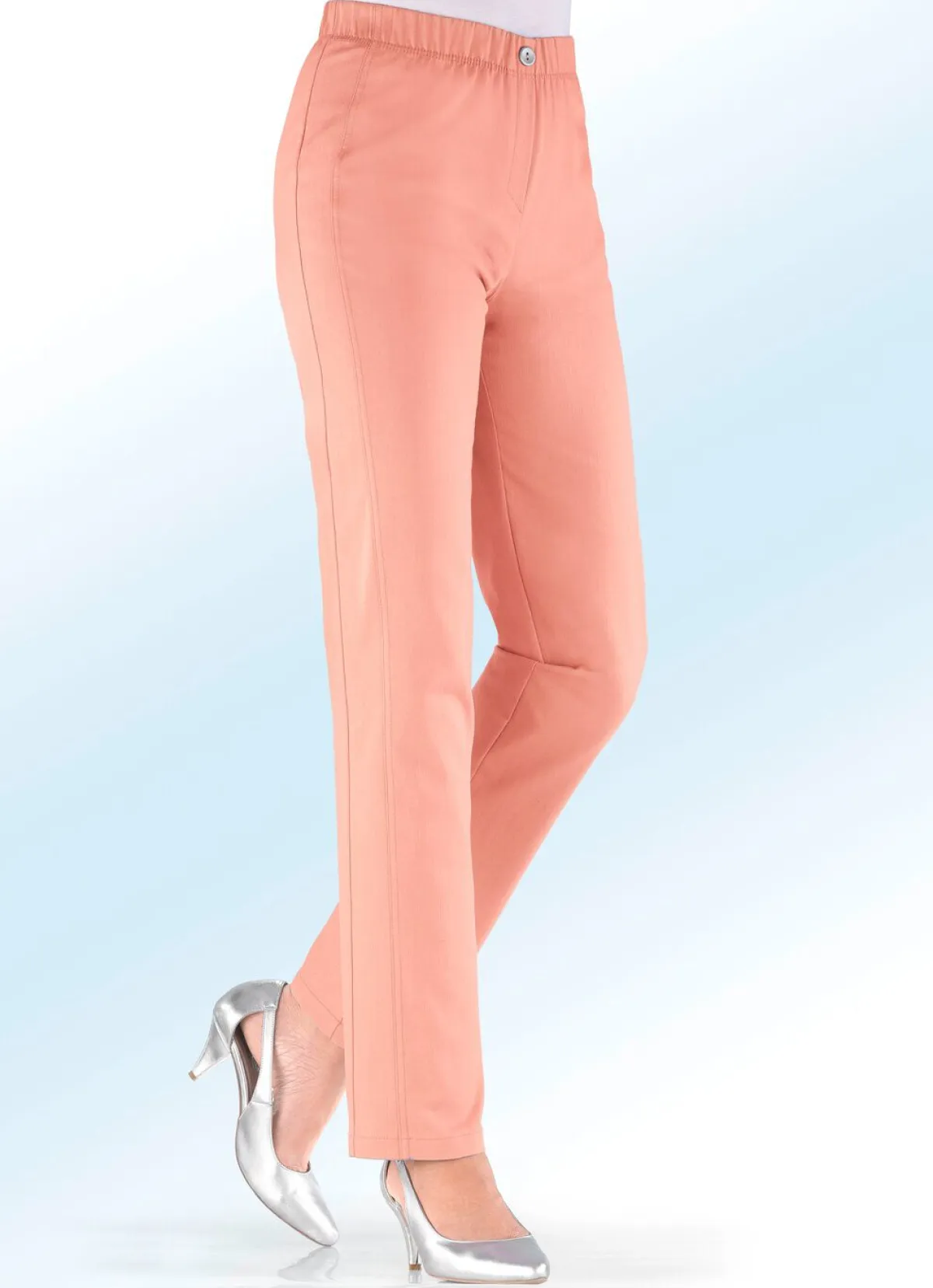 Online KLAUS MODELLE MADE IN GERMANY Hose in Jeans-Optik APRICOT
