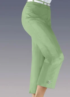 New KLAUS MODELLE MADE IN GERMANY Hose in 7/8 Länge PISTAZIE