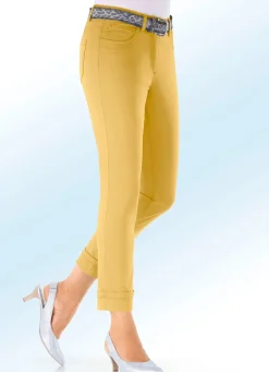 Outlet BADER Hose in 7/8-Länge SENFGELB