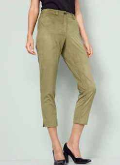 BADER Hose in 7/8-Länge OLIV