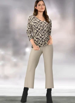 Online KLAUS MODELLE MADE IN GERMANY Hose in 7/8-Länge TAUPE