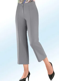 Hot KLAUS MODELLE MADE IN GERMANY Hose in 7/8-Länge MITTELGRAU