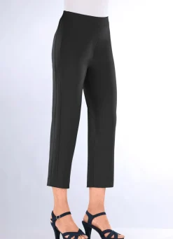 Hot KLAUS MODELLE MADE IN GERMANY Hose in 7/8-Länge SCHWARZ