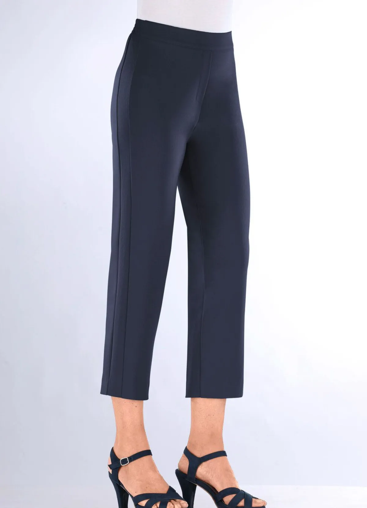 Outlet KLAUS MODELLE MADE IN GERMANY Hose in 7/8-Länge MARINE
