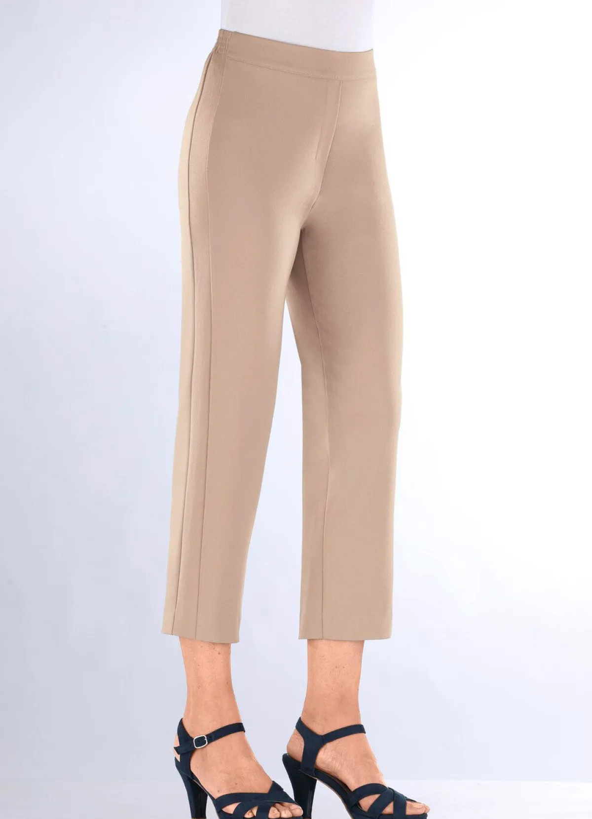New KLAUS MODELLE MADE IN GERMANY Hose in 7/8-Länge SAND