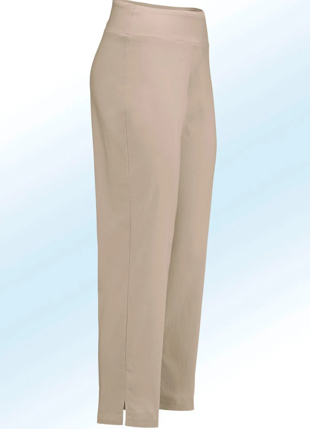 Best BADER Hose in 7/8-Länge mit höherem Formbund BEIGE