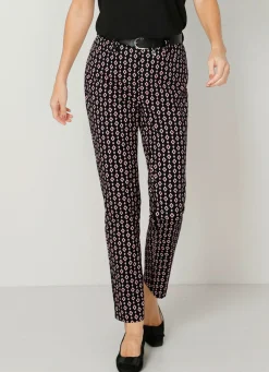 New BADER Hose in Minimal-Dessinierung SCHWARZ-ROSÉ