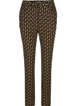 Clearance BADER Hose in Minimal-Dessinierung SCHWARZ-GELB