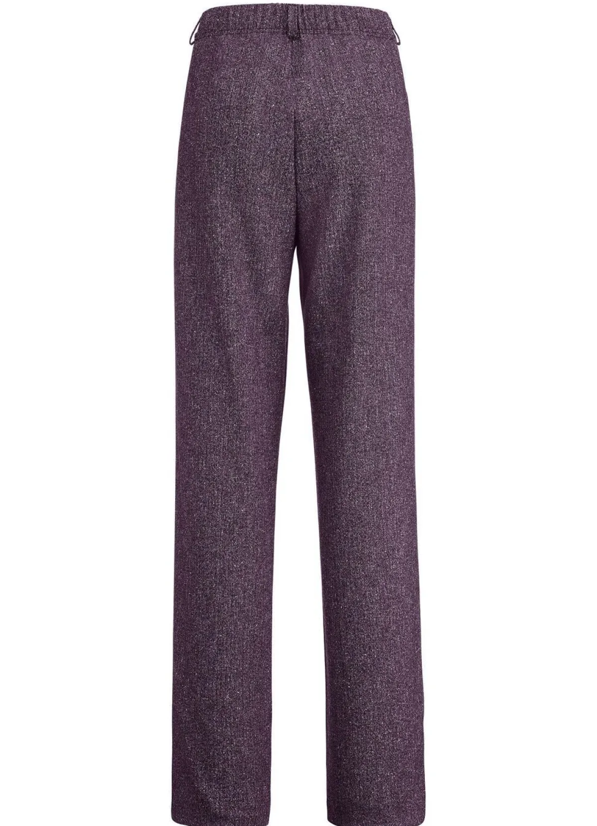Sale KLAUS MODELLE MADE IN GERMANY Hose in modischer Weite BROMBEER MEL.