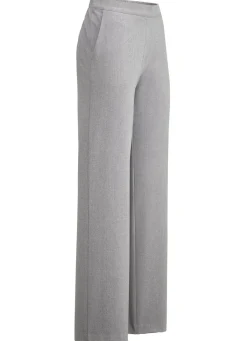 KLAUS MODELLE MADE IN GERMANY Hose in modischer Weite HELLGRAU MEL.