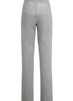 KLAUS MODELLE MADE IN GERMANY Hose in modischer Weite HELLGRAU MEL.