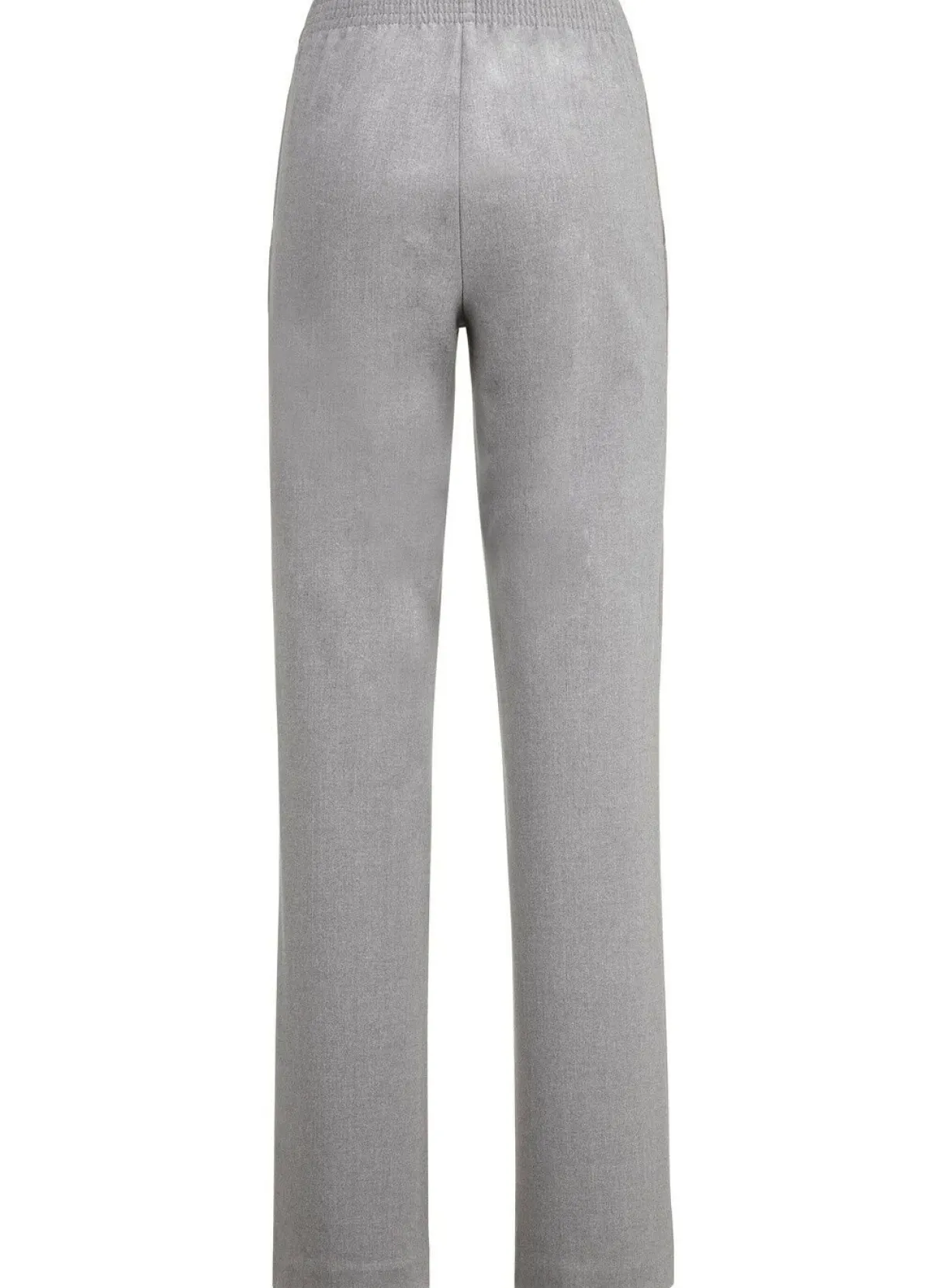 KLAUS MODELLE MADE IN GERMANY Hose in modischer Weite HELLGRAU MEL.