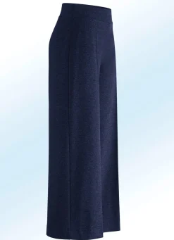 Sale KLAUS MODELLE MADE IN GERMANY Hose in modisch verkürzter Länge MARINE