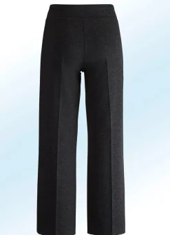 Discount KLAUS MODELLE MADE IN GERMANY Hose in modisch verkürzter Länge SCHWARZ