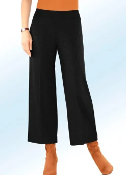 Discount KLAUS MODELLE MADE IN GERMANY Hose in modisch verkürzter Länge SCHWARZ