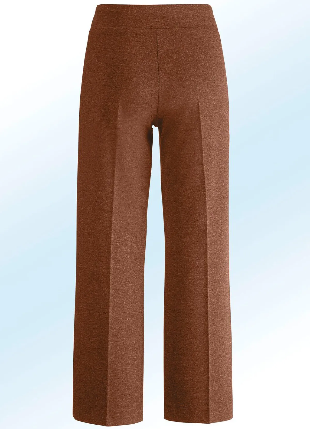 Discount KLAUS MODELLE MADE IN GERMANY Hose in modisch verkürzter Länge COGNAC