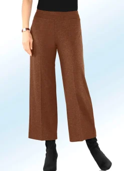 Discount KLAUS MODELLE MADE IN GERMANY Hose in modisch verkürzter Länge COGNAC