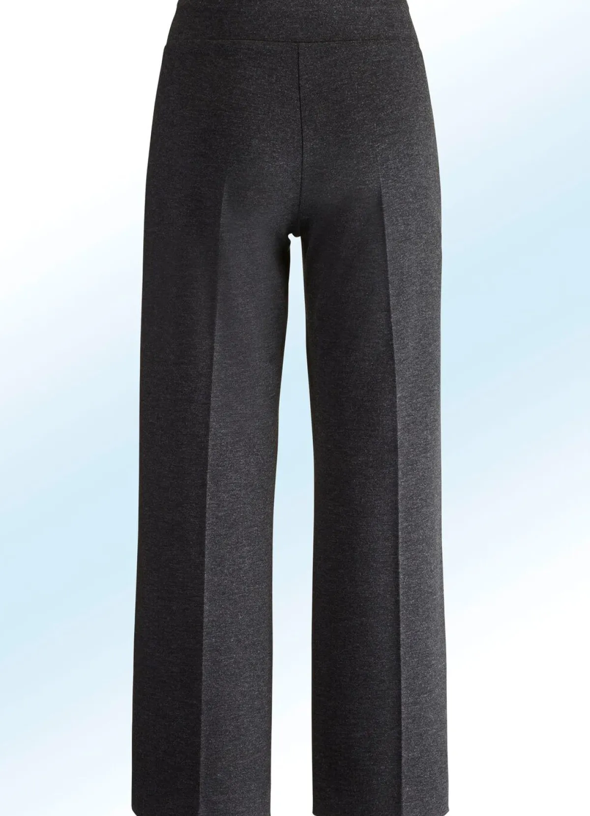 Sale KLAUS MODELLE MADE IN GERMANY Hose in modisch verkürzter Länge ANTHRAZIT MEL.