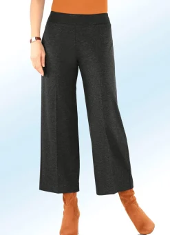 Sale KLAUS MODELLE MADE IN GERMANY Hose in modisch verkürzter Länge ANTHRAZIT MEL.