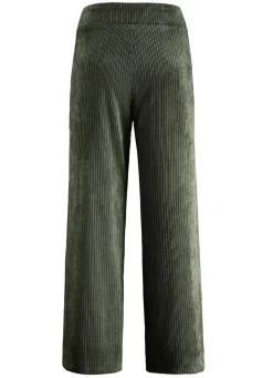 New KLAUS MODELLE MADE IN GERMANY Hose in modisch verkürzter Länge OLIV
