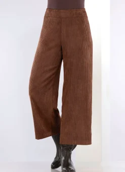 Best KLAUS MODELLE MADE IN GERMANY Hose in modisch verkürzter Länge COGNAC